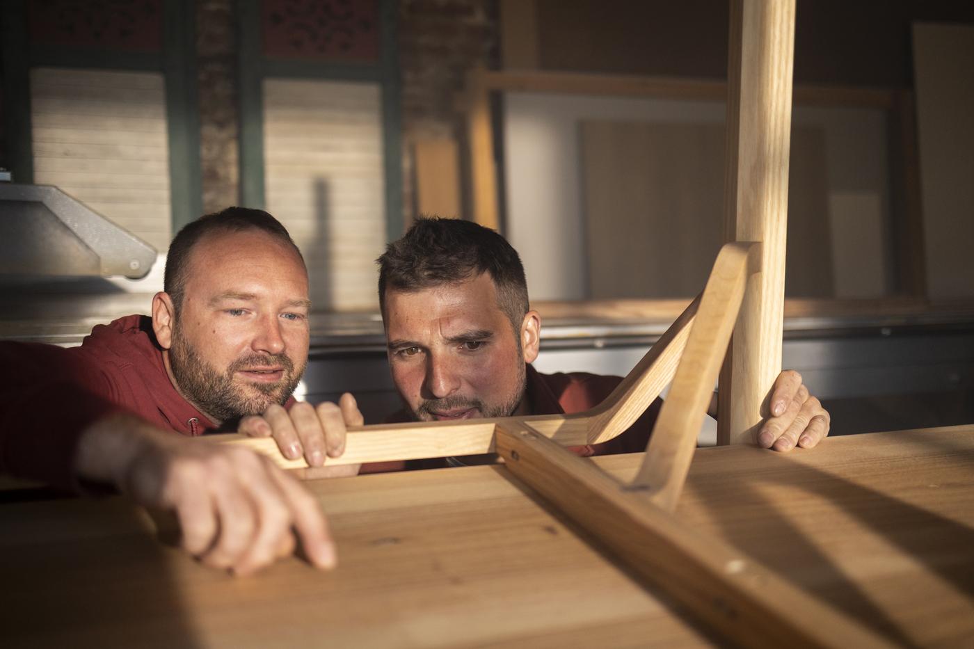Le premier prototype découvert à l'atelier