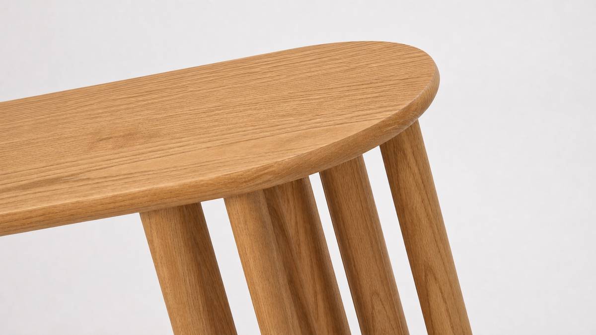 Madame Taconeo, three-seater bench, Oak Intense Natural, 135 × 30 cm, h 45 cm