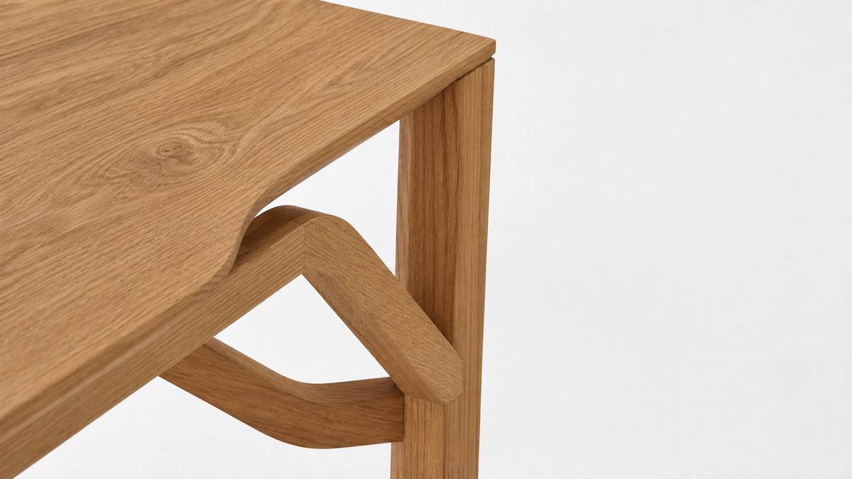 Héraclite, writing desk, Oak Intense Natural, 170 × 69 cm, h 75 cm