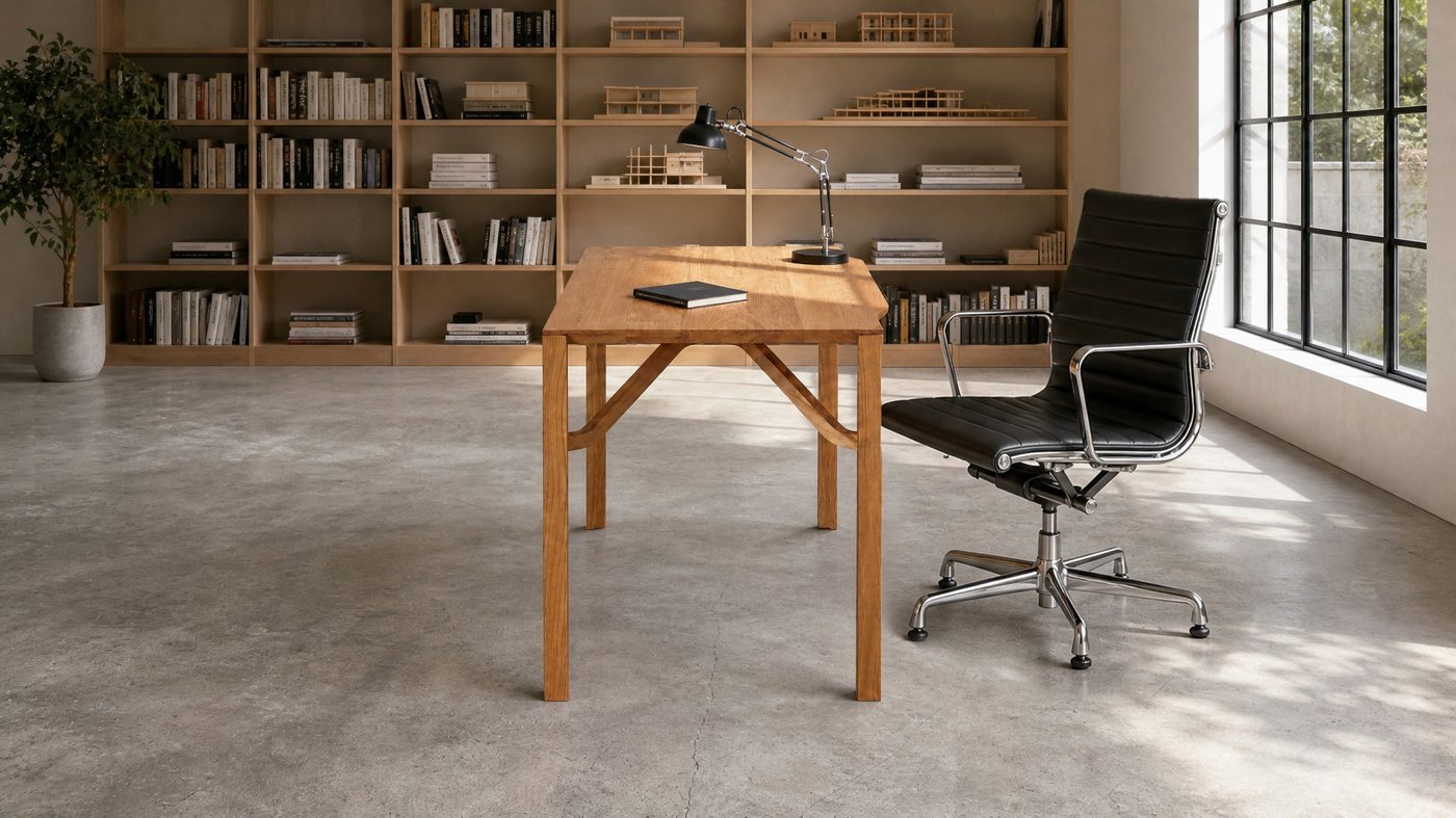 Héraclite, écritoire, vue en situation