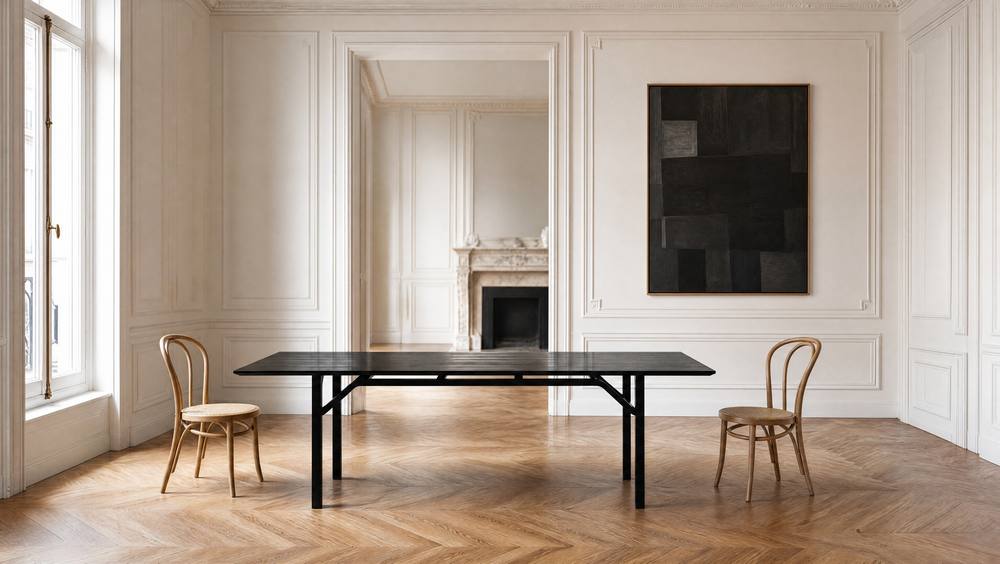 Héraclite, table de repas, vue en situation