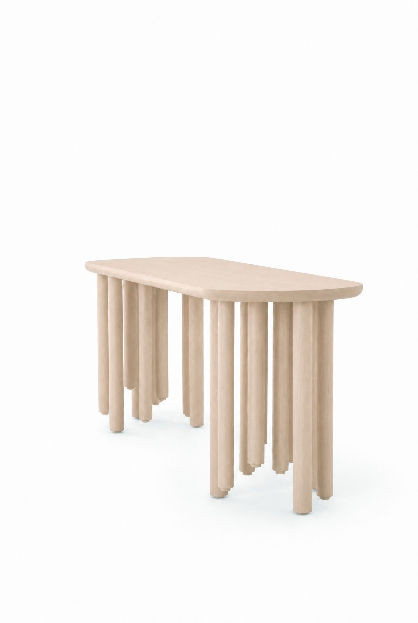 Madame Taconeo, banquette 3 places, chêne naturel, studio
